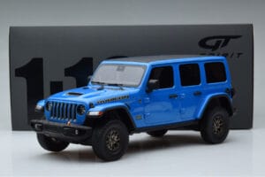 Jeep Wrangler Rubicon 392 Blauw GT Spirit 1:18 GT371 Hars — afbeelding 6 van 6