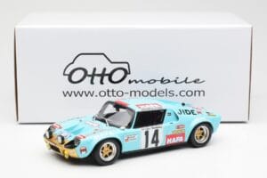 Jide 1600S Gr.4 #14 J. Ragnotti / Jaubert Criterium des Cevennes 1972 Otto 1:18 OT287 Hars — afbeelding 6 van 6