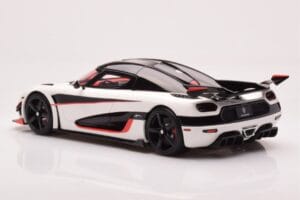 Koenigsegg Agera RS Arctic Wit GT Spirit 1:18 GT877 Hars — afbeelding 5 van 6