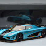 Koenigsegg Agera RSR Blauw GT Spirit 1:18 - image 9 of 9