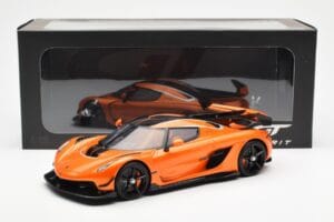 Koenigsegg Jesko Attack Tang Oranje GT Spirit 1:18 GT898 Hars — afbeelding 6 van 6