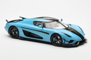 Koenigsegg Regera Baby Blauw GT Spirit 1:18 GT881 Hars — afbeelding 4 van 6
