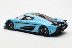 Koenigsegg Regera Baby Blauw GT Spirit 1:18 GT881 Hars — afbeelding 5 van 6
