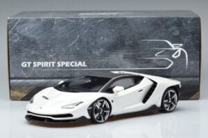 Lamborghini Centenario Parelwit GT Spirit 1:18 GTS18503W Hars — afbeelding 6 van 6