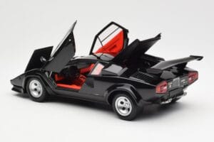 Lamborghini Countach LP 5000 Quattrovalvole Zwart Kyosho 1:18 08320BK Metaal — afbeelding 5 van 8