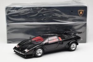 Lamborghini Countach LP 5000 Quattrovalvole Zwart Kyosho 1:18 08320BK Metaal — afbeelding 8 van 8