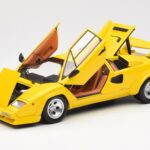 Lamborghini Countach LP 5000 Quattrovalvole Geel Kyosho 1:18 08320Y - image 2 of 8