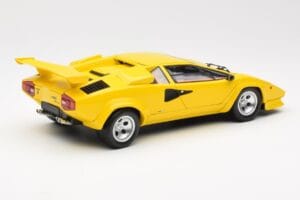 Lamborghini Countach LP 5000 Quattrovalvole Geel Kyosho 1:18 08320Y Metaal — afbeelding 3 van 8