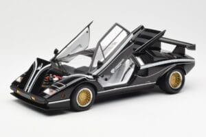 Lamborghini Countach LP 500R Zwart Kyosho 1:18 08320C Metaal — afbeelding 2 van 8