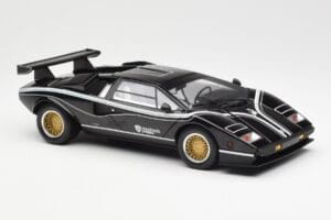 Lamborghini Countach LP 500R Zwart Kyosho 1:18 08320C Metaal — afbeelding 6 van 8