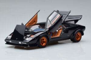 Lamborghini Countach LP500S Walter Wolf Donkerblauw Kyosho 1:18 08320D Metaal — afbeelding 2 van 11