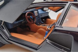 Lamborghini Countach LP500S Walter Wolf Donkerblauw Kyosho 1:18 08320D Metaal — afbeelding 9 van 11