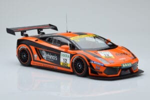 Lamborghini Gallardo LP600+ GT3 Rhinos Leipert Motorsport #12 A. Petrishin / D. Leiper ADAC GT Masters 2011 Minichamps 1:18 1 — afbeelding 4 van 6