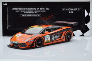 Lamborghini Gallardo LP600+ GT3 Rhinos Leipert Motorsport #12 A. Petrishin / D. Leiper ADAC GT Masters 2011 Minichamps 1:18 1 — afbeelding 6 van 6