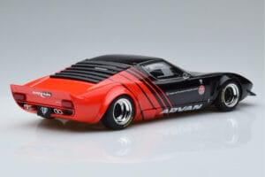 Lamborghini Miura LB Works Liberty Walk Advan GT Spirit 1:18 KJ033 Hars — afbeelding 2 van 6