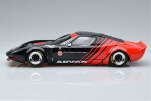 Lamborghini Miura LB Works Liberty Walk Advan GT Spirit 1:18 KJ033 Hars — afbeelding 3 van 6