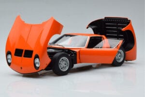 Lamborghini Miura SV Oranje AUTOart 1:18 74542 Metaal — afbeelding 2 van 8