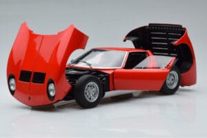 Lamborghini Miura SV Rood AUTOart 1:18 74543 Metaal — afbeelding 2 van 8