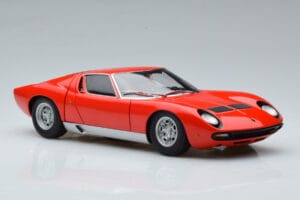 Lamborghini Miura SV Rood AUTOart 1:18 74543 Metaal — afbeelding 6 van 8