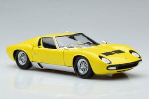 Lamborghini Miura SV Geel Kyosho 1:18 08317Y Metaal — afbeelding 6 van 11