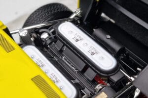 Lamborghini Miura SV Geel Kyosho 1:18 08317Y Metaal — afbeelding 9 van 11
