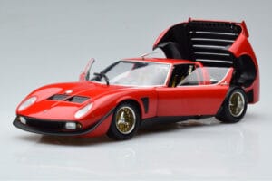 Lamborghini Miura SVR Rood Kyosho 1:18 08319RBK Metaal — afbeelding 2 van 9
