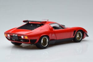 Lamborghini Miura SVR Rood Kyosho 1:18 08319RBK Metaal — afbeelding 3 van 9