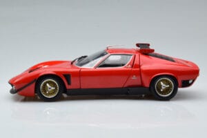 Lamborghini Miura SVR Rood Kyosho 1:18 08319RBK Metaal — afbeelding 5 van 9