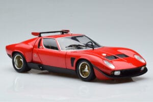 Lamborghini Miura SVR Rood Kyosho 1:18 08319RBK Metaal — afbeelding 6 van 9