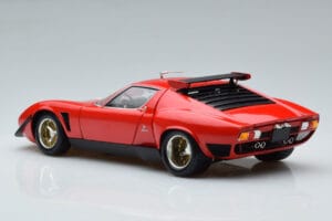 Lamborghini Miura SVR Rood Kyosho 1:18 08319RBK Metaal — afbeelding 7 van 9