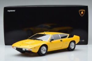 Lamborghini Urraco Geel Kyosho 1:18 08446GY Metaal — afbeelding 10 van 10