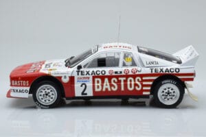 Lancia 037 Bastos #2 P. Snijers / D. Colebunders Rally Ypres 1985 IXO 1:18 18RMC136 Metaal — afbeelding 3 van 6
