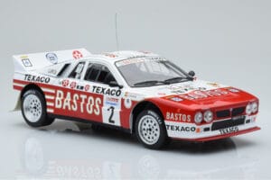 Lancia 037 Bastos #2 P. Snijers / D. Colebunders Rally Ypres 1985 IXO 1:18 18RMC136 Metaal — afbeelding 4 van 6