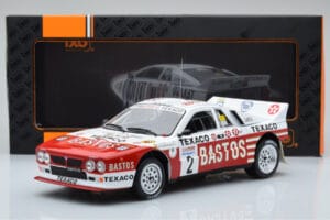 Lancia 037 Bastos #2 P. Snijers / D. Colebunders Rally Ypres 1985 IXO 1:18 18RMC136 Metaal — afbeelding 6 van 6