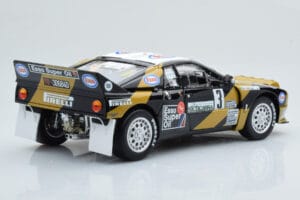 Lancia 037 ESSO #3 F. Tabaton Rally Targa Florio 1985 Kyosho 1:18 08306H Metaal — afbeelding 4 van 8