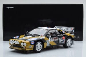Lancia 037 ESSO #3 F. Tabaton Rally Targa Florio 1985 Kyosho 1:18 08306H Metaal — afbeelding 8 van 8
