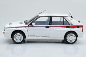 Lancia Delta HF Integrale 6 Wit Kyosho 1:18 08344E Metaal — afbeelding 5 van 8