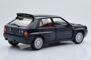 Lancia Delta HF Integrale Club Italia Blauw Kyosho 1:18 08343SC Metaal — afbeelding 4 van 8