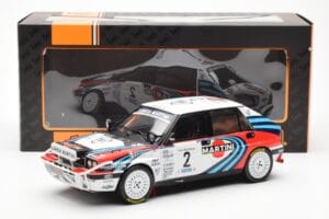 Lancia Delta Integrale 16V #2 M. Biasion / T. Siviero Rally Safari 1990 IXO 1:18 18RMC139A Metaal — afbeelding 6 van 6