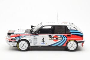 Lancia Delta Integrale 16V #4 A. Fiorio Rally Safari 1990 IXO 1:18 18RMC139B Metaal — afbeelding 3 van 6
