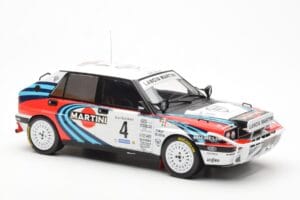 Lancia Delta Integrale 16V #4 A. Fiorio Rally Safari 1990 IXO 1:18 18RMC139B Metaal — afbeelding 4 van 6