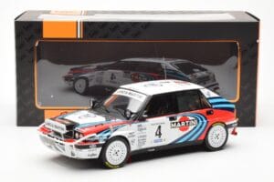 Lancia Delta Integrale 16V #4 A. Fiorio Rally Safari 1990 IXO 1:18 18RMC139B Metaal — afbeelding 6 van 6