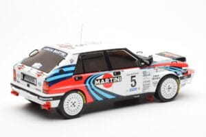 Lancia Delta Integrale 16V #5 J. Kankkunen / J. Piironen Rally Safari 1990 IXO 1:18 18RMC139C Metaal — afbeelding 2 van 6