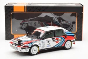 Lancia Delta Integrale 16V #5 J. Kankkunen / J. Piironen Rally Safari 1990 IXO 1:18 18RMC139C Metaal — afbeelding 6 van 6