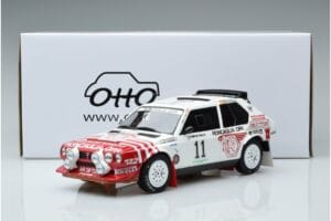 Lancia Delta S4 Group B #3 M. Alen / I. Kivimäki Olympus Rally 1986 Otto 1:18 OT976 Metaal — afbeelding 6 van 6