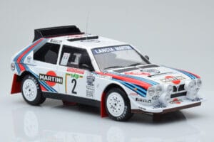 Lancia Delta S4 #2 M. Alen / I. Kivimaki Rally San Remo 1986 IXO 1:18 18RMC130A Metaal — afbeelding 4 van 6