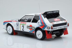 Lancia Delta S4 #2 M. Alen / I. Kivimaki Rally San Remo 1986 IXO 1:18 18RMC130A Metaal — afbeelding 5 van 6