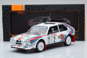 Lancia Delta S4 #2 M. Alen / I. Kivimaki Rally San Remo 1986 IXO 1:18 18RMC130A Metaal — afbeelding 6 van 6