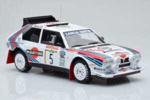 Lancia Delta S4 #5 M. Biasion / T. Siviero Rally San Remo 1986 IXO 1:18 18RMC130B Metaal — afbeelding 4 van 6
