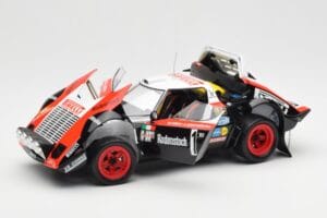 Lancia Stratos HF #1 Hunsruck Rally 1978 Kyosho 1:18 08130D Metaal — afbeelding 2 van 8